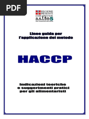 Dispensa Haccp Piano Di Autocontrollopdf
