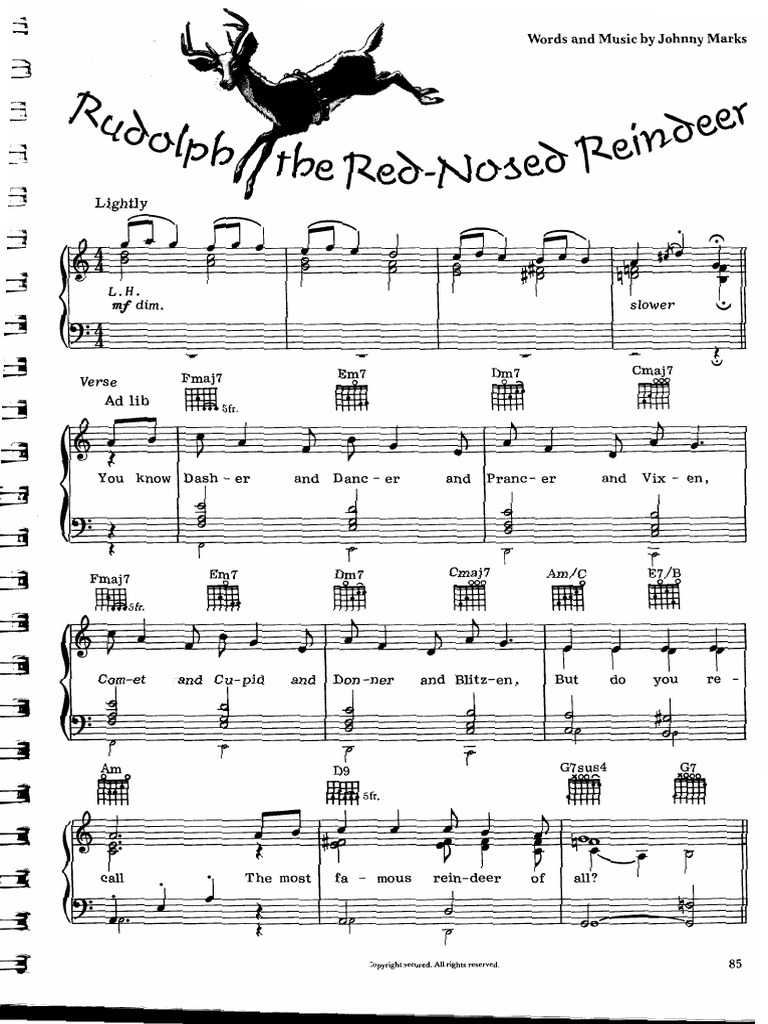 Rudolph The Red Nosed Reindeer PDF | PDF