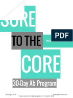 Sore To The Core Final PDF