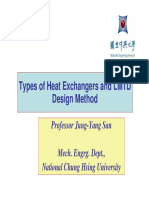 2013, Jung-Yang San, Types of Heat Exchangers and LMTD Design Method