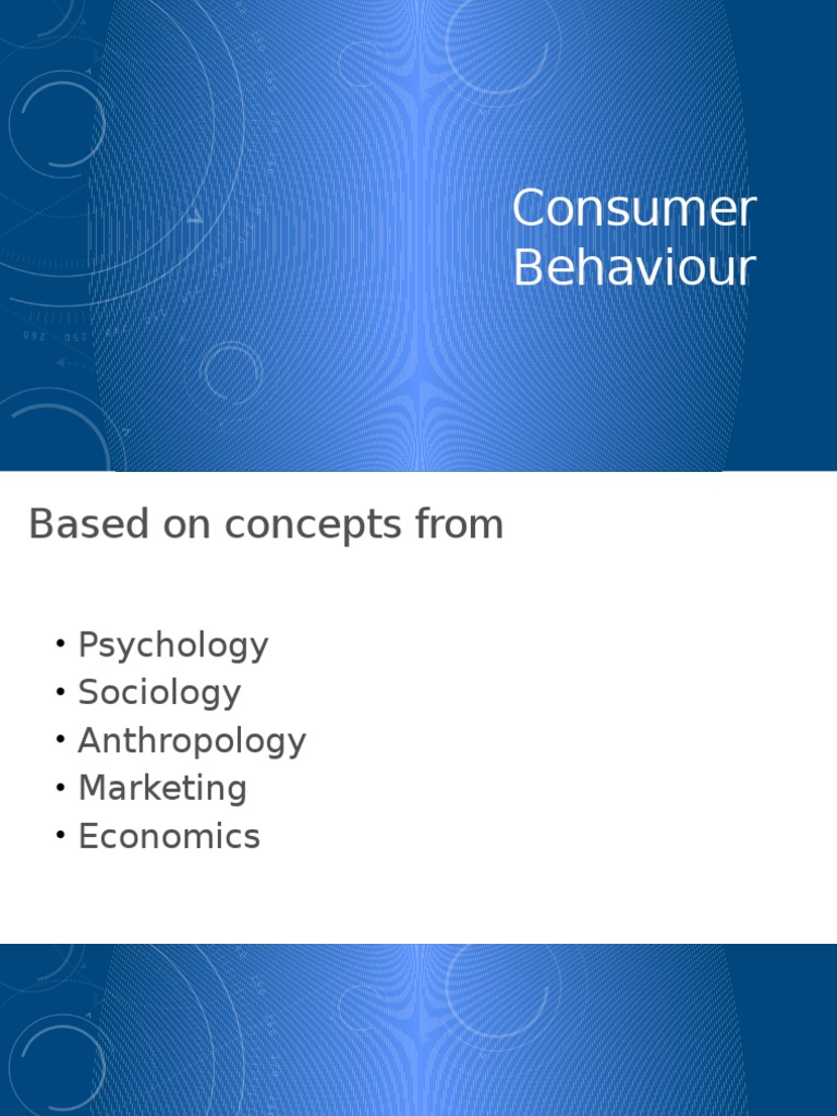 Understanding Consumer Behavior Insights | PDF | Behavior | Action ...