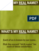 What's My Real Name