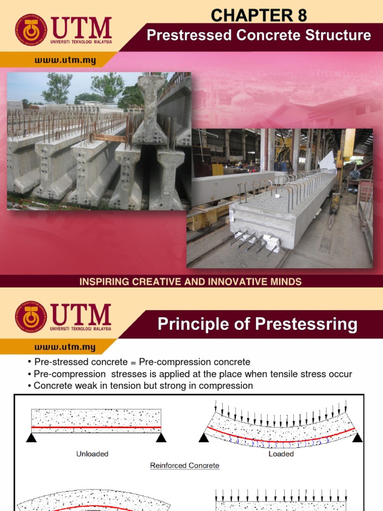 Chapter 8 Prestressed | PDF | Prestressed Concrete | Civil Engineering
