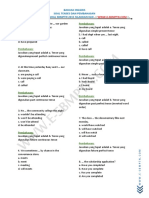 Soal Tenses Bahasa Inggris Dan Pembahasan