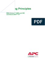 Earthing Principles: MGE Galaxy™ 3500 and 300 and Smart-UPS™ VT