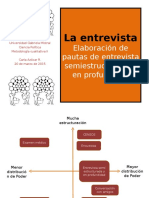 UGM Metodología Cualitativa II Pauta de Entrevista