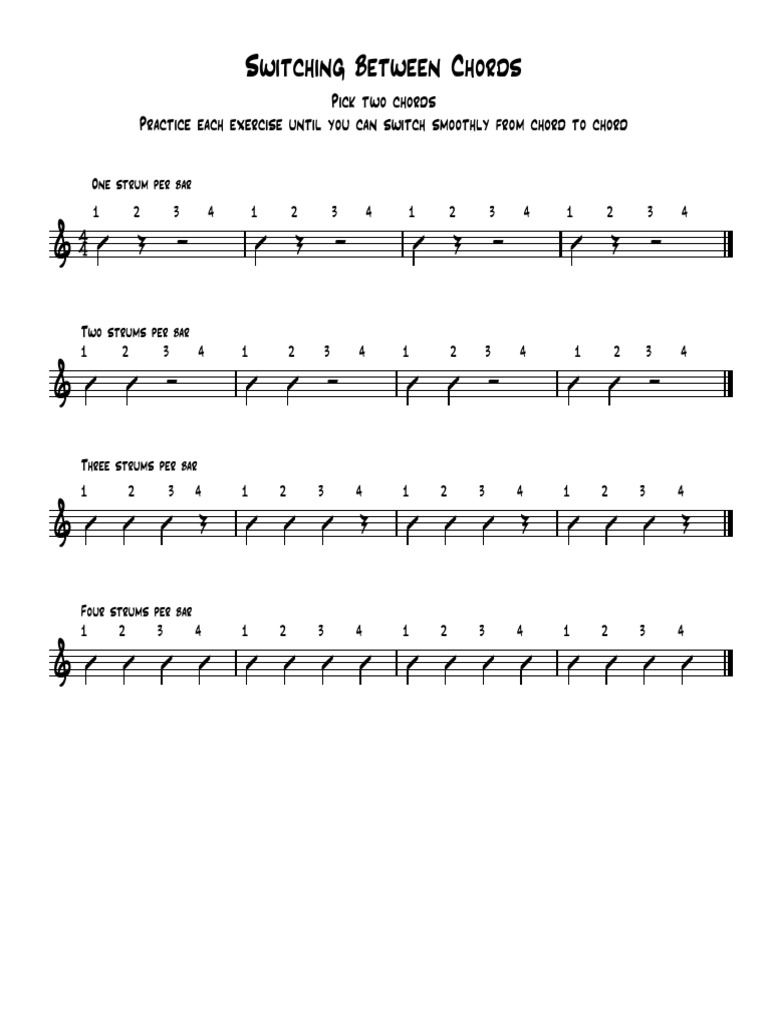 Chord - Switching - Full Score | PDF