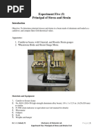 Lab Manual For Principal of Stress and Strain LAb 5