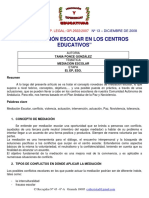 Mediacion Escolar en Centros Educativos PDF