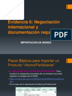 Evidencia 6 Negociación Internacional y Documentación Requerida