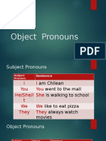 Basic Object Pronouns 11A