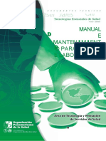 Manual Mantenimiento para Equipo Llaboratorio