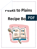 Peaks To Plains Recipe Book