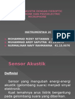 Sensor Akustik Dengan Fiberoptic Microphone Dan Piezoelectric Microphone