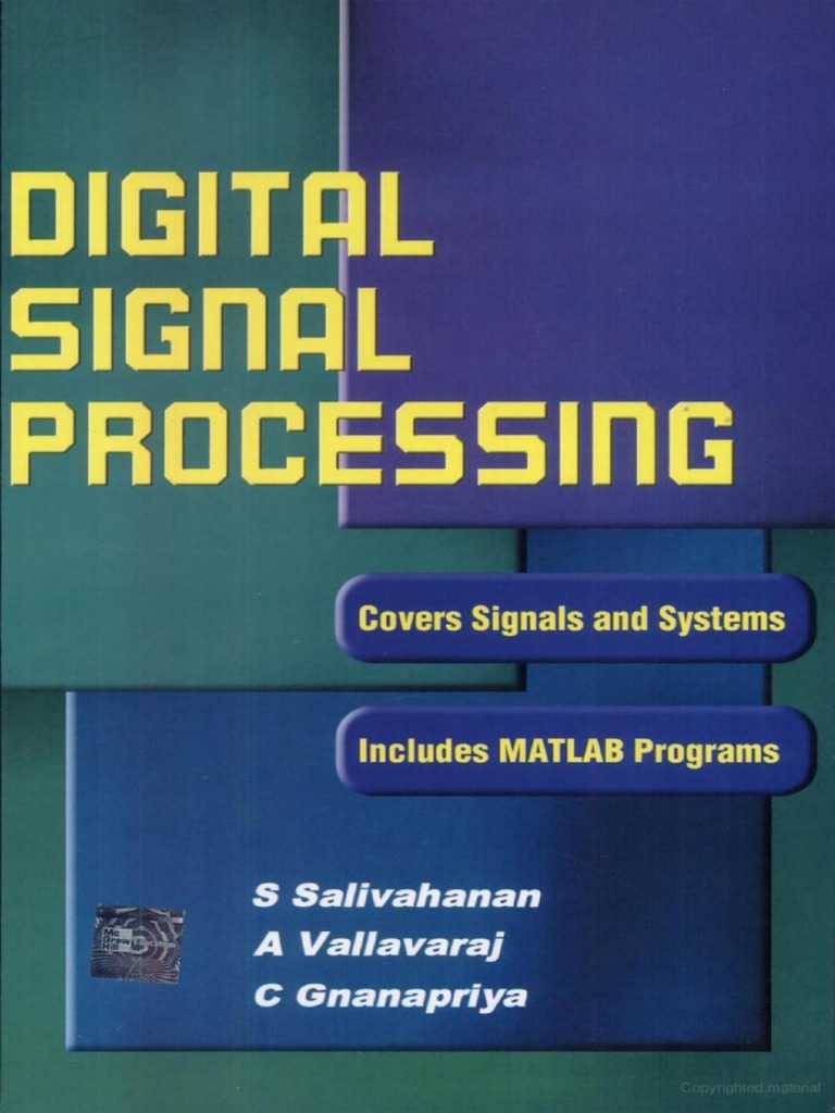 Digital Signal Processing by S. Salivahanan PDF