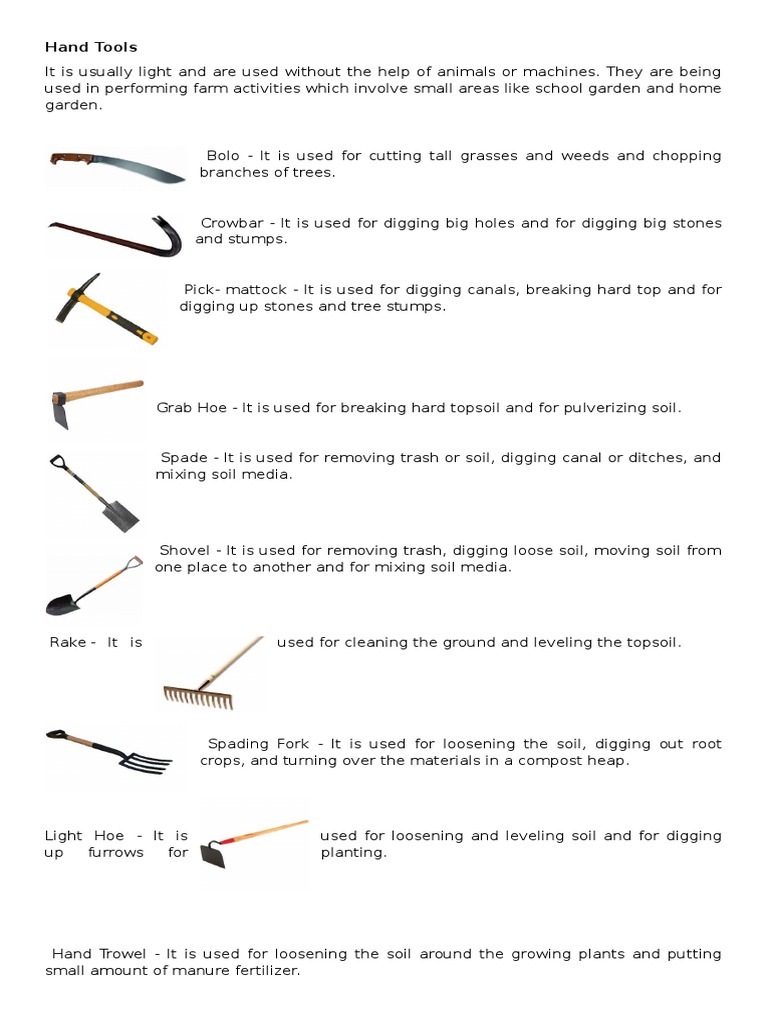 Farm Tool and Equipment Plough Plants