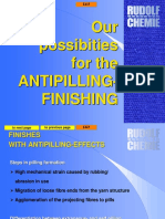 Anti Pilling Finish