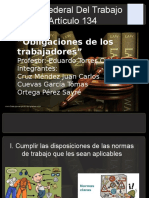 Obligaciones de Los Trabajadores