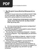 Mga Tip Sa Pagsulat NG Maikling Kwento