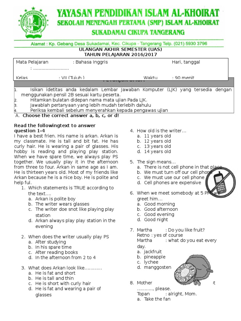 Soal Smp b. Inggris Outer Space Astronomy
