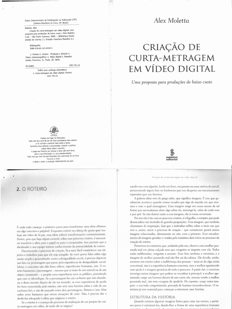 Curta Metragem Pdf Roteiro Imagem