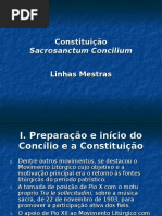 Sacrosanctum Concilium Linhas Mestras