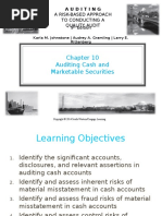 Download Auditing Cash and Marketable Securities Chapter 10 by PeterSarmiento SN331892981 doc pdf