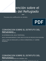 La Convención Sobre El Estatuto Del Refugiado Parte Resumida de Manual Diez de Velazco