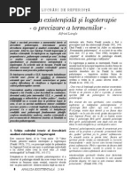 Analiza existenţială şi logoterapie - Alfried Längle