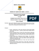 Perdes Kempek Cirebon No 4 Tahun 2015 Tentang Pembentukan BUMDes PDF