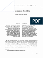 El soplador de vidrio: La producción de vidrio suntuario en Murano y España