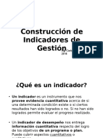 Construccion de Indicadores de Gestion