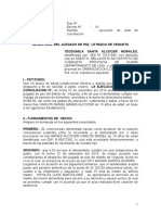 Modelo de Escrito para Demanda de Alimentos Menores de Edad