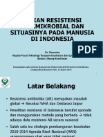 Kajian Resistensi Antimikrobial Dan Situasinya Pada Manusia Di Indonesia
