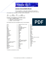 Sustantivos Contables e Incontables PDF