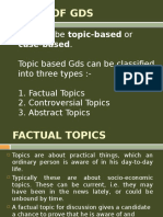 Types of GDs