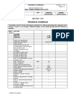 Technical Schedule: Section - Vi-E