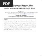 Download Pengaruh Penerapan Akuntansi Sektor Publik Terhadap Akuntabilitas Kinerja Instansi Pemerintah Dalam Mencegah Fraud by M Iswandi SN331914439 doc pdf