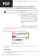 Download Cara Mengatasi CorelDRAW X4 Error Tidak Bisa Dibuka Product Installation Unsuccessful Error 24 - Kumpulan Tutorialpdf by Anonymous 8YhCYo SN331914711 doc pdf