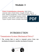 Module 3 Power Transmission Elements
