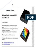 MCC 216 Operating Manual Englisch