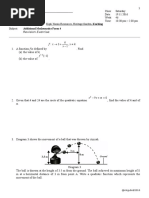 Notes Addmath F4 KSSM | PDF | Mathematical Analysis | Space