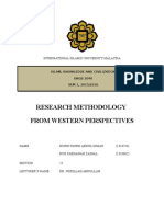 Research Methodology From Western Perspectives