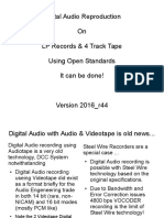 Digital Audio on LPs (Draft 1, Winter 2016)