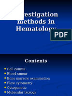 Investigation Methods in Hematology Power