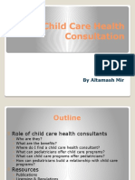 Child Care Health Consultation by Altamash Mir