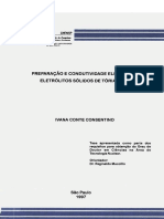 1997 - Preparacao e Condutividade Elétrica de Eletrólitos Sólidos de Tória-Ítria PDF