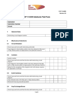 ECP 11-0209 Interlocks Test Form: 1 General Data