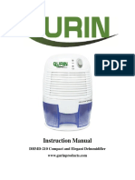 Gurin DHMD-210 Electric Compact Dehumidifier