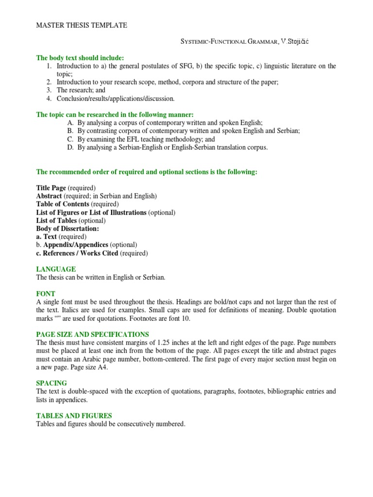 Master Rad Obrazac Anglistika | PDF | Thesis | Cognitive Science